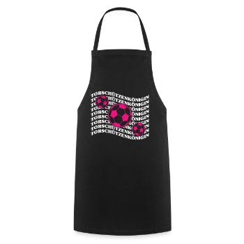 Frauenfußball, Fußball Frauen Soccer Damenfußball - Kochschürze - Schwarz - Vorne - AI Model Male 185 dark (185cm)