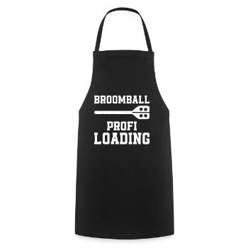 Chargement professionnel de ballon-balai - Broomball Sport Broombal - Tablier de cuisine - noir - Devant - AI Model Male 185 dark (185cm)