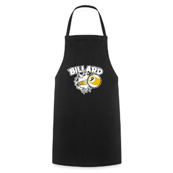 Billiards Snooker Billiard Table Billiard Player - Cooking Apron - black - Front - AI Model Male 185 dark (185cm)