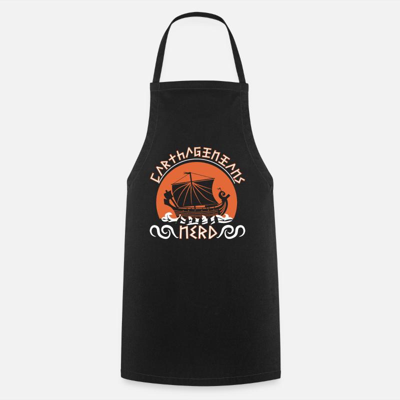 Nerd carthaginois - Tablier de cuisine - noir