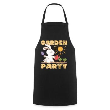 Garden-Party - Tablier de cuisine - noir - Devant - AI Model Male 185 dark (185cm)