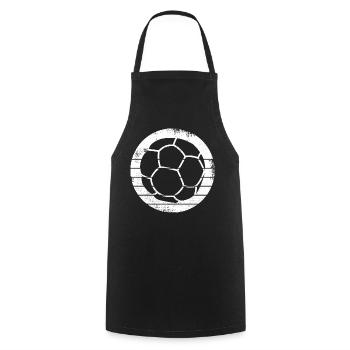 Handball Ball Drawing - Cooking Apron - black - Front - AI Model Male 185 dark (185cm)