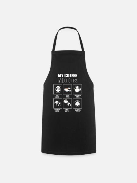 My Coffee Moods Barista - Kochschürze - Schwarz