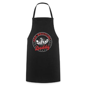 Bras de fer Papa Bras de fer Bras de fer Papa - Tablier de cuisine - noir - Devant - AI Model Male 185 dark (185cm)