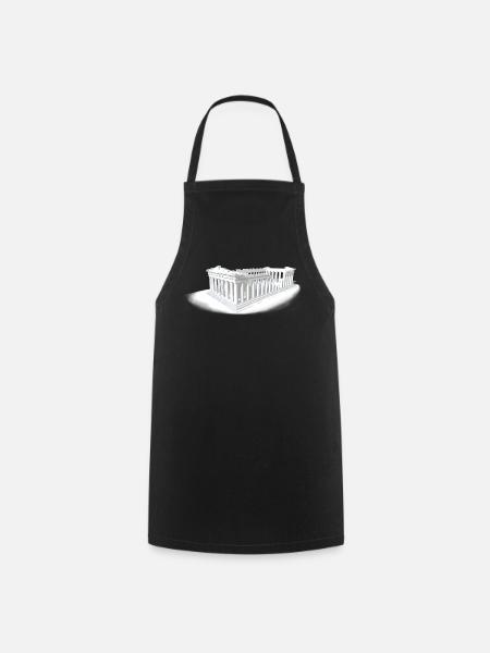 PARTENÓN ATENAS - Delantal de cocina - negro