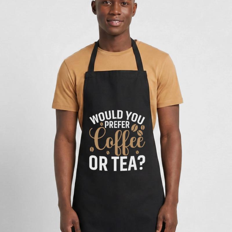 Bevorzugen Sie Kaffee Oder Tee? Kochschürze