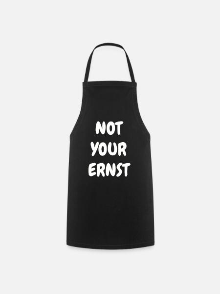 Not your Ernst Denglisch - Kochschürze - Schwarz