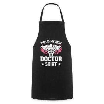 This Is My Best Doctor Shirt - Medical Humor - Kochschürze - Schwarz - Vorne - AI Model Male 185 dark (185cm)