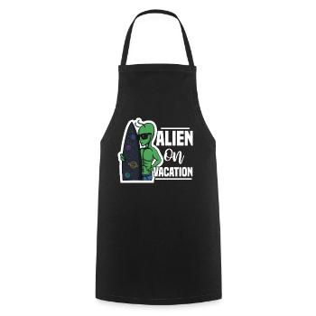 Surf, Holiday, Beach, Summer, Sun, Sea, Surf - Cooking Apron - black - Front - AI Model Male 185 dark (185cm)