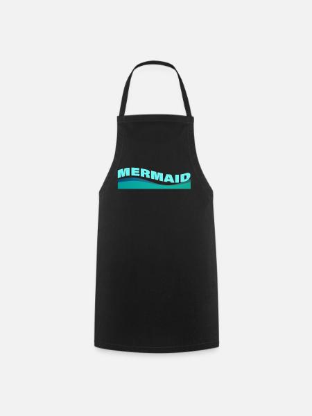 MERMAID - Kochschürze - Schwarz