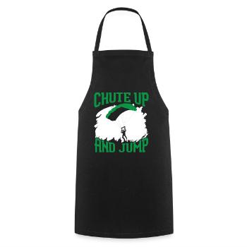 Paratroopers Skydiving Skydiving - Cooking Apron - black - Front - AI Model Male 185 dark (185cm)