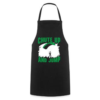 Paratroopers Skydiving Skydiving - Cooking Apron - black - Front - AI Model Male 185 dark (185cm)
