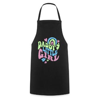 Daddy's little girl saying for girls - Cooking Apron - black - Front - AI Model Male 185 dark (185cm)