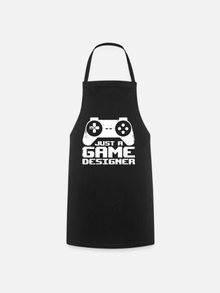 Game Designer - Kochschürze - Schwarz