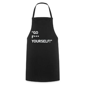 Allez-y vous-même - Tablier de cuisine - noir - Devant - AI Model Male 185 dark (185cm)