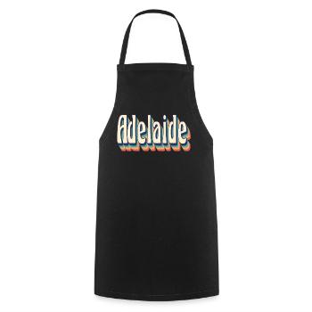 Adelaide T-Shirt Vintage Retro Geschenk T-Shirt - Kochschürze - Schwarz - Vorne - AI Model Male 185 dark (185cm)