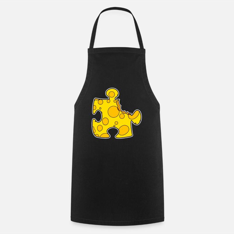 Puzzle - Tablier de cuisine - noir