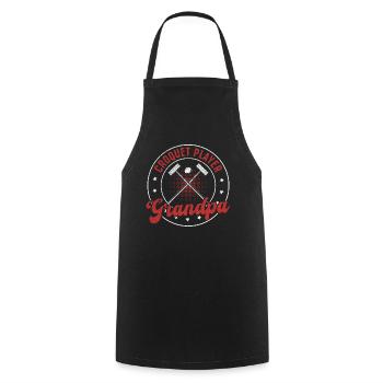 Croquet Game Croquet Grandpa - Croquet Player Gran - Cooking Apron - black - Front - AI Model Male 185 dark (185cm)