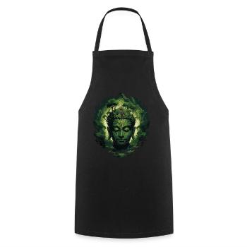 Buddhismus Yoga Buddhist Zen Meditation Buddha - Kochschürze - Schwarz - Vorne - AI Model Male 185 dark (185cm)