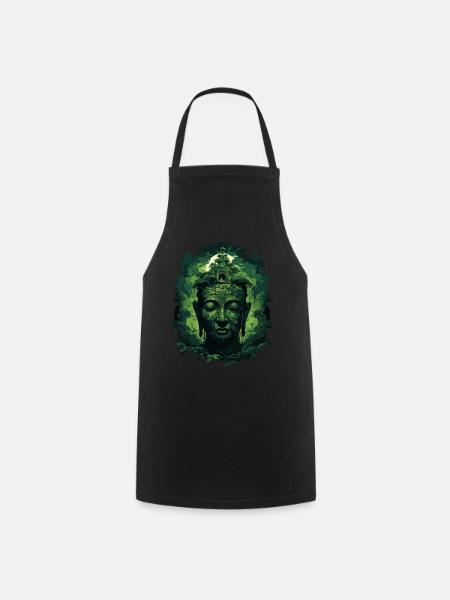 Buddhismus Yoga Buddhist Zen Meditation Buddha - Kochschürze - Schwarz