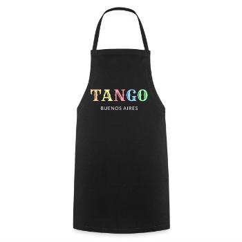 Tango Buenos Aires - Tablier de cuisine - noir - Devant - AI Model Male 185 dark (185cm)