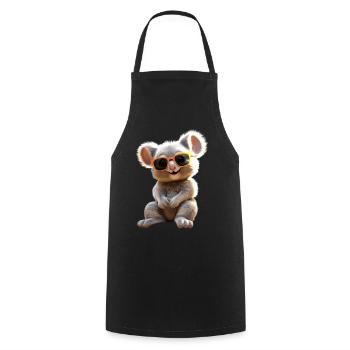 Koala Australie Koalas Koala Ours Mignon Koala Ours - Tablier de cuisine - noir - Devant - AI Model Male 185 dark (185cm)