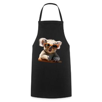 Koala Australie Koalas Koala Ours Mignon Koala Ours - Tablier de cuisine - noir - Devant - AI Model Male 185 dark (185cm)