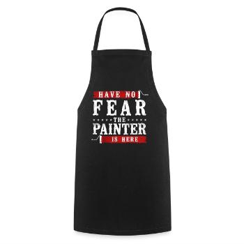Peintre en bâtiment décorateur n’ont pas - Tablier de cuisine - noir - Devant - AI Model Male 185 dark (185cm)