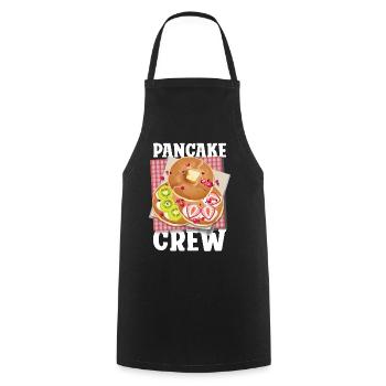 Pancake Lover Kids Pancake Crew - Cooking Apron - black - Front - AI Model Male 185 dark (185cm)