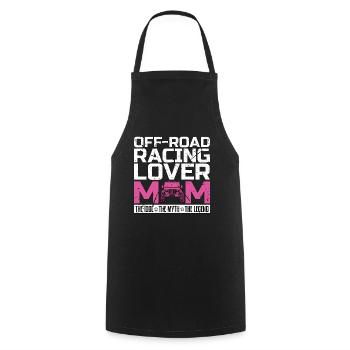 Off-Road Racing Lover Mom The Idol The Motocross - Cooking Apron - black - Front - AI Model Male 185 dark (185cm)