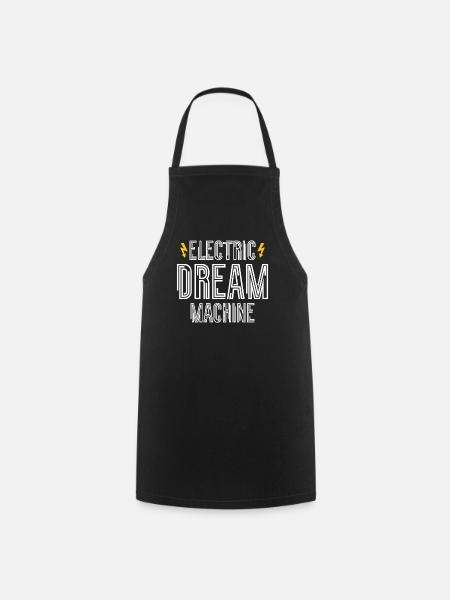 Electric Dream Machine Typ 2 Supercharge Elektro - Kochschürze - Schwarz