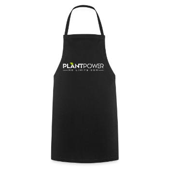 Plant Power - No Limits - Kochschürze - Schwarz - Vorne - AI Model Male 185 dark (185cm)