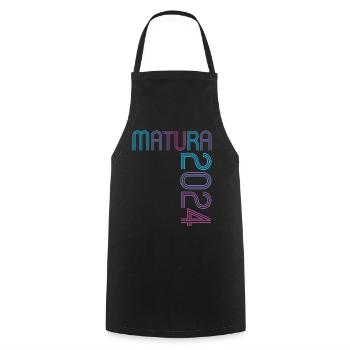 Matura Young Girls Women and Men Matura 2024 - Cooking Apron - black - Front - AI Model Male 185 dark (185cm)
