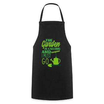 Jardinier de jardin - Tablier de cuisine - noir - Devant - AI Model Male 185 dark (185cm)