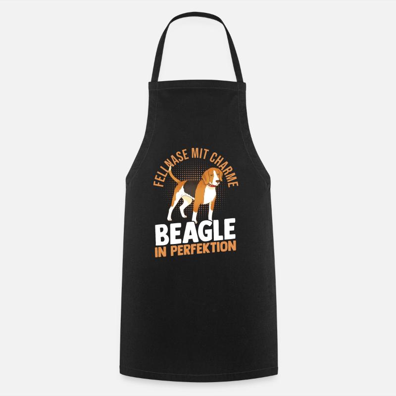 Chien Beagle - Tablier de cuisine - noir