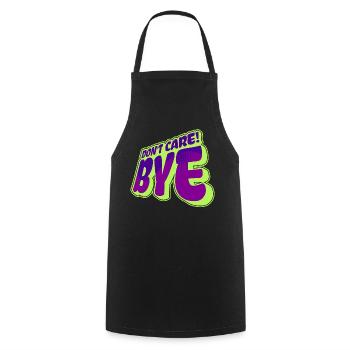Cool saying: Doesn't matter, attitude, chill doesn't matter to me - Cooking Apron - black - Front - AI Model Male 185 dark (185cm)