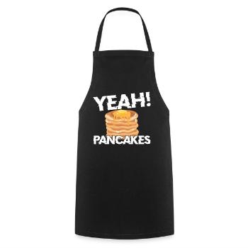 Pancake Lover Kids Yeah! Pancakes - Tablier de cuisine - noir - Devant - AI Model Male 185 dark (185cm)