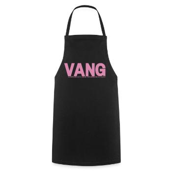 VANG - Cooking Apron - black - Front - AI Model Male 185 dark (185cm)