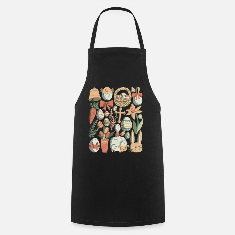 Pâques - Tablier de cuisine - noir