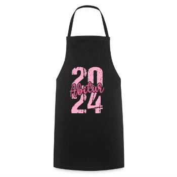 Abitur Jeunes Filles Abi Abitur 2024 - Tablier de cuisine - noir - Devant - AI Model Male 185 dark (185cm)
