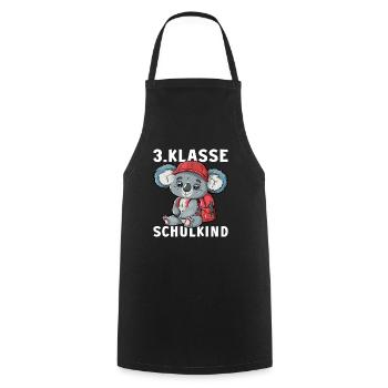 Koalabär Koala Koalabären 3 Klasse Drittklässler - Kochschürze - Schwarz - Vorne - AI Model Male 185 dark (185cm)