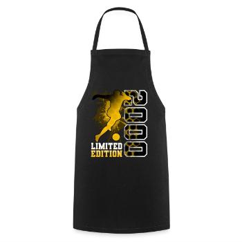 2000 Year of Birth Birthday Football - Cooking Apron - black - Front - AI Model Male 185 dark (185cm)