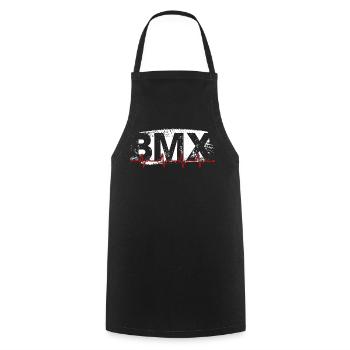 BMX Pulse Graffiti - Cooking Apron - black - Front - AI Model Male 185 dark (185cm)