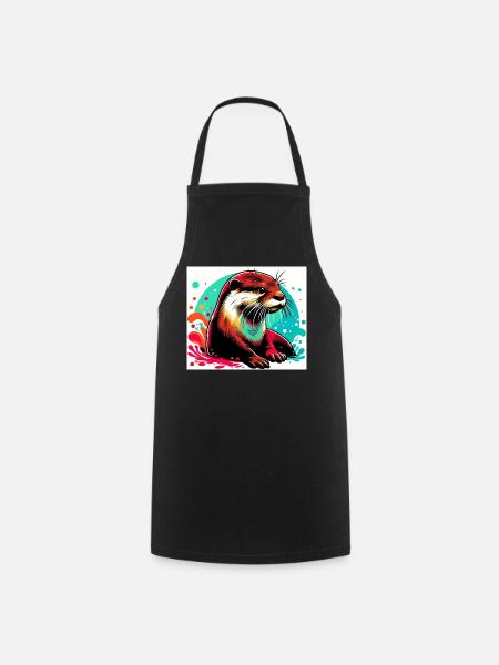 Otter - Cooking Apron - black