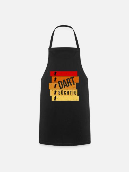 Dart süchtig - Kochschürze - Schwarz