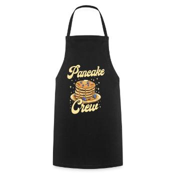 Pancake Lover Kids Pancake Crew - Kochschürze - Schwarz - Vorne - AI Model Male 185 dark (185cm)