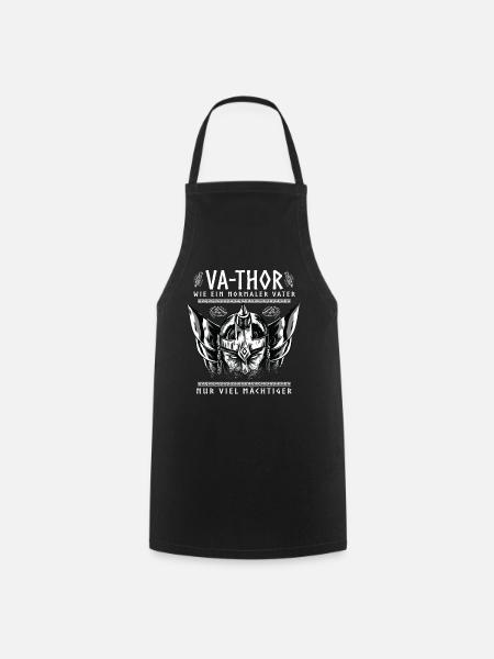 Vathor - Father's Day Father's Day Gift Viking - Cooking Apron - black