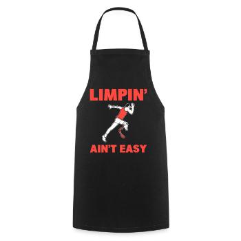 Limpin Aint Easy Prothesentechniker - Kochschürze - Schwarz - Vorne - AI Model Male 185 dark (185cm)