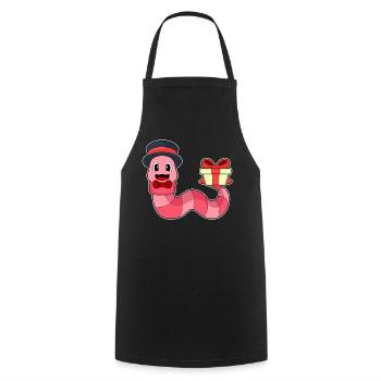 Forfait Worm Groom Mariage - Tablier de cuisine - noir - Devant - AI Model Male 185 dark (185cm)