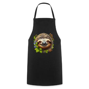 Paresse - Tablier de cuisine - noir - Devant - AI Model Male 185 dark (185cm)